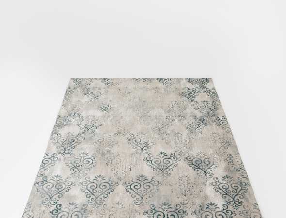 שטיח עשוי בעבודת יד מכותנה ופוליאסטר, שטיח איכותי ומהמם. מתאים לחדר שינה ולסלון.