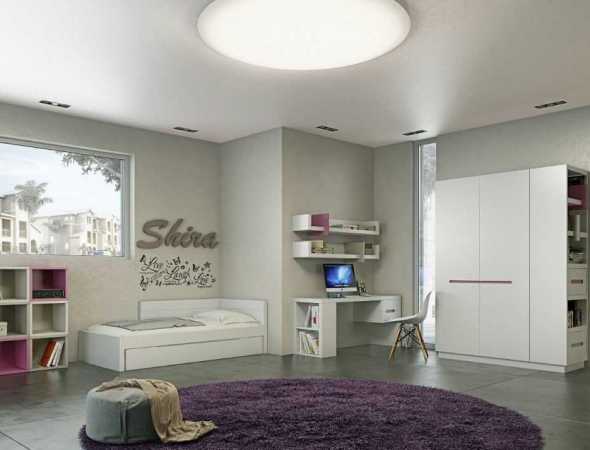 חדר ילדים לבן