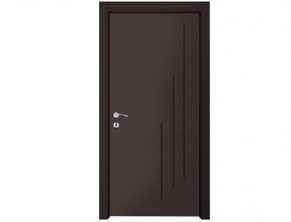 דלת מתכת שחורה. דלתות פנים העשויות מתכת או עץ ואף דלתות משולבות בהן דלת מתכת ומשקוף פולימרי, הדלתות קיימות בשלל דגמים וגוונים מרשימים.
